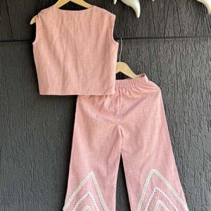 pink co ord set for girls